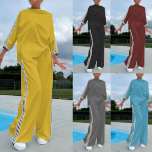 Casual Top Loose Trousers Sports Suit