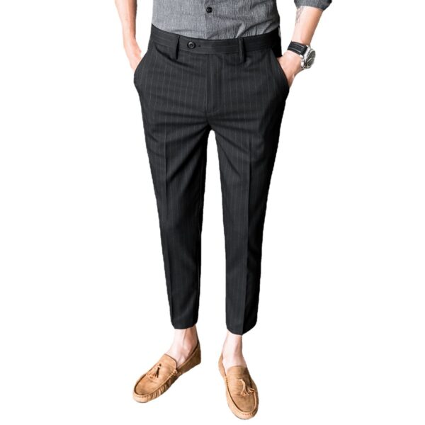 Slim-fit Korean-style Youth Business Suit Pants - Image 2