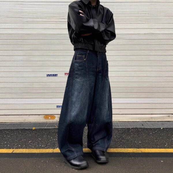 American Retro Machete Jeans For Men And Women - Image 3