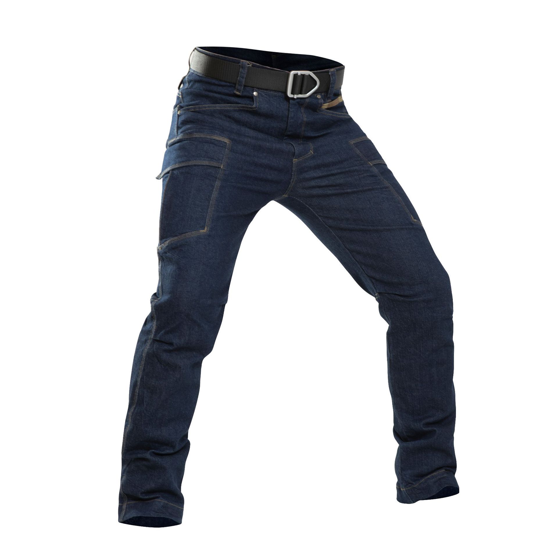 Personality Tactical Stretch Jeans Men - Image 4