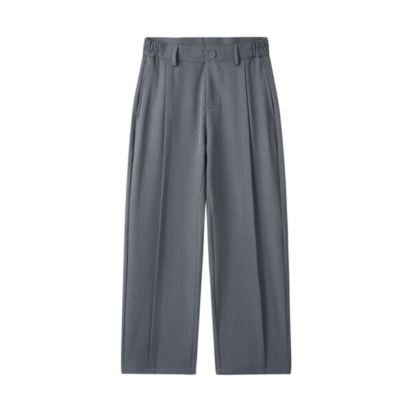 Loose Casual Suit Pants Versatile Straight Draping Effect Trousers - Image 4