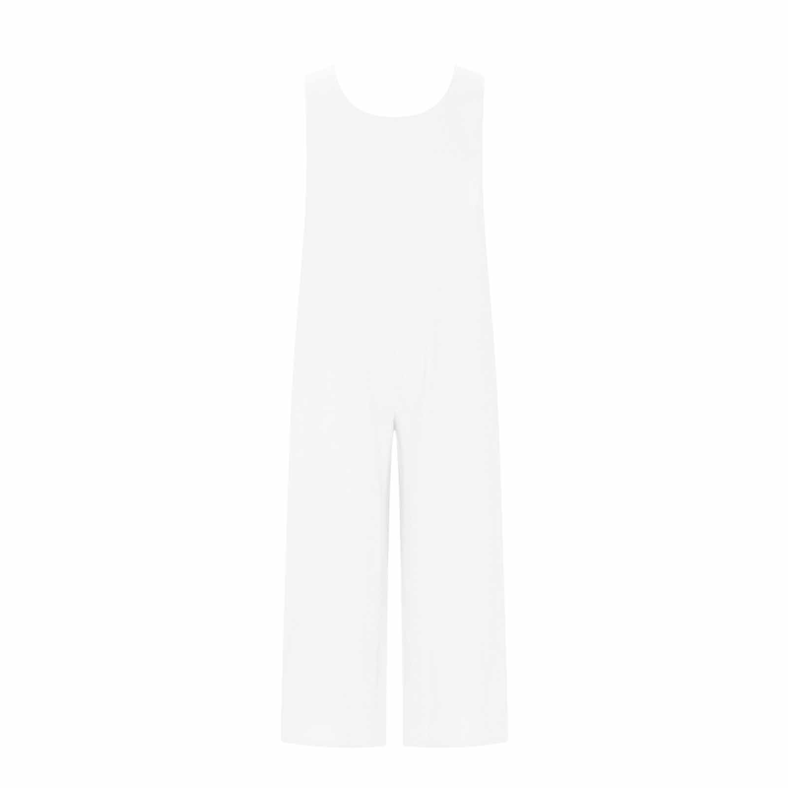 Women's Elegant Wide-Leg Jumpsuit - Button Front Formal & Casual Romper, Lightweight Wear - Image 8
