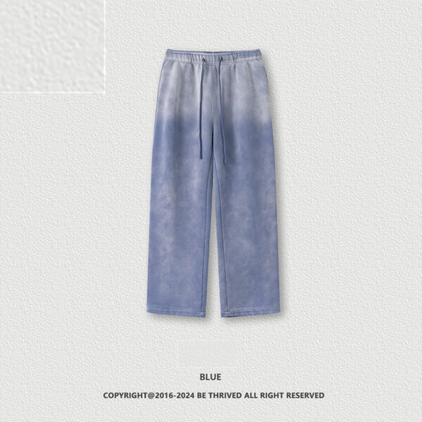 Men's Loose Velvet Thickened Wide Leg Straight Casual Pants - Image 5
