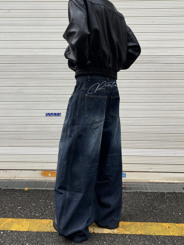 American Retro Machete Jeans For Men And Women - Image 2