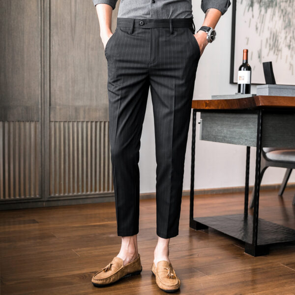 Slim-fit Korean-style Youth Business Suit Pants - Image 8