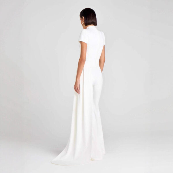 Draped Pants Sculpture Elegant Blouse And Pants Simple Female - Image 6