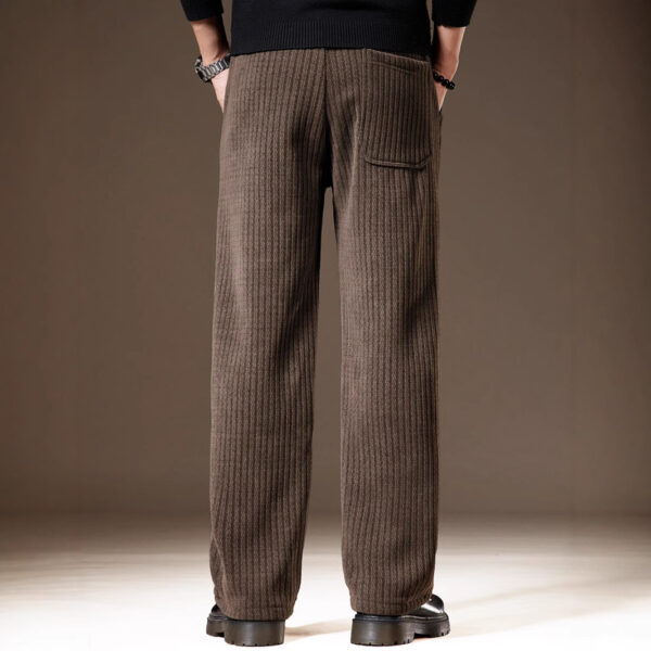 Thick Stripe Velvet Heavy Corduroy Straight Casual Pants - Image 10