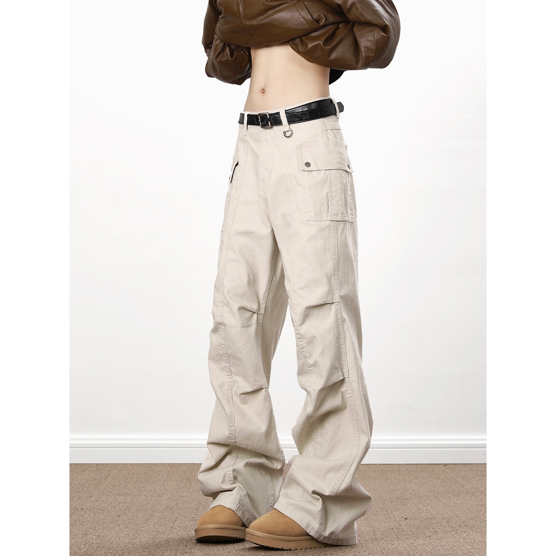 American High Street Washed Distressed Overalls - Image 5