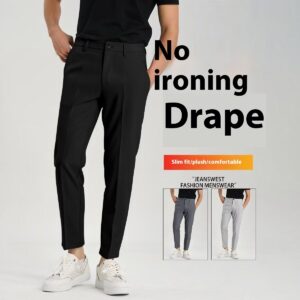 Men's Ankle Tied Pants Versatile Hong Kong Trend Men's Pants