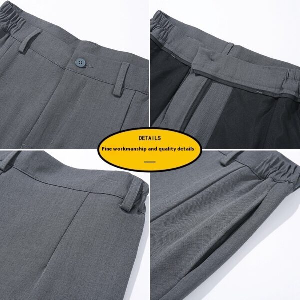 Loose Casual Suit Pants Versatile Straight Draping Effect Trousers - Image 9