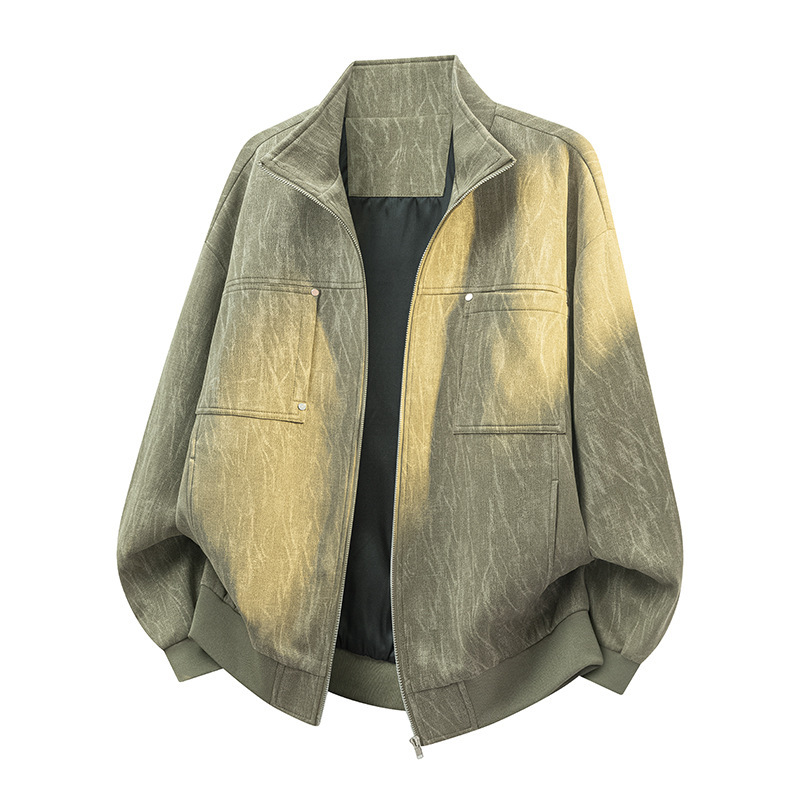 Autumn Weight-catcher Trendy Long Sleeve Casual Coat Men's Clothing - Image 4